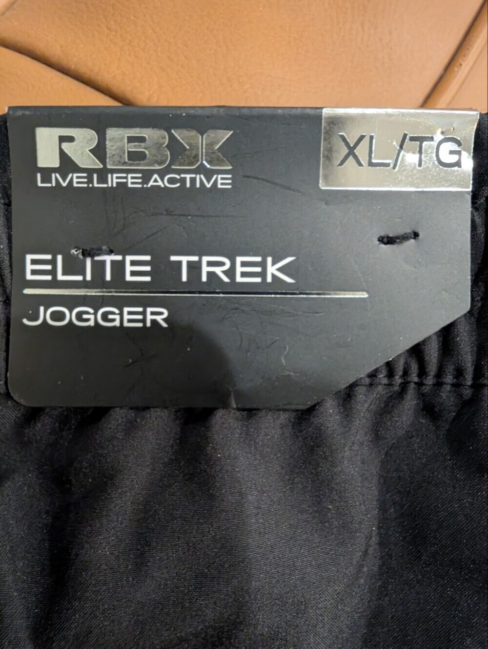 RBX Black Elite Trek Joggers Pants Mens Size XL Lightweight X-dri Quick Dry - Picture 12 of 16